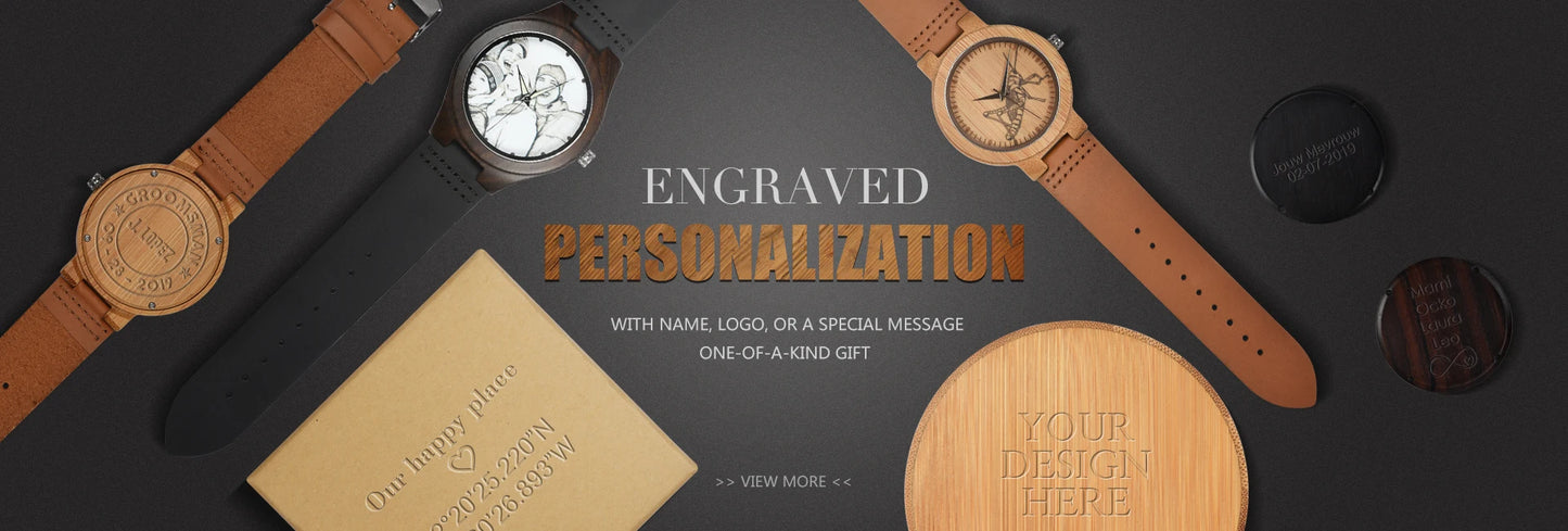 Plato Automatik Holz Herren Uhr