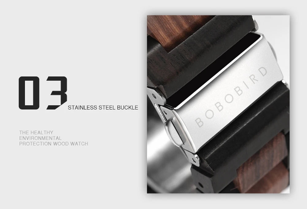 Plato Automatik Holz Herren Uhr