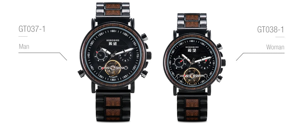 Augustus Edelstahl Automatik Herren Uhr