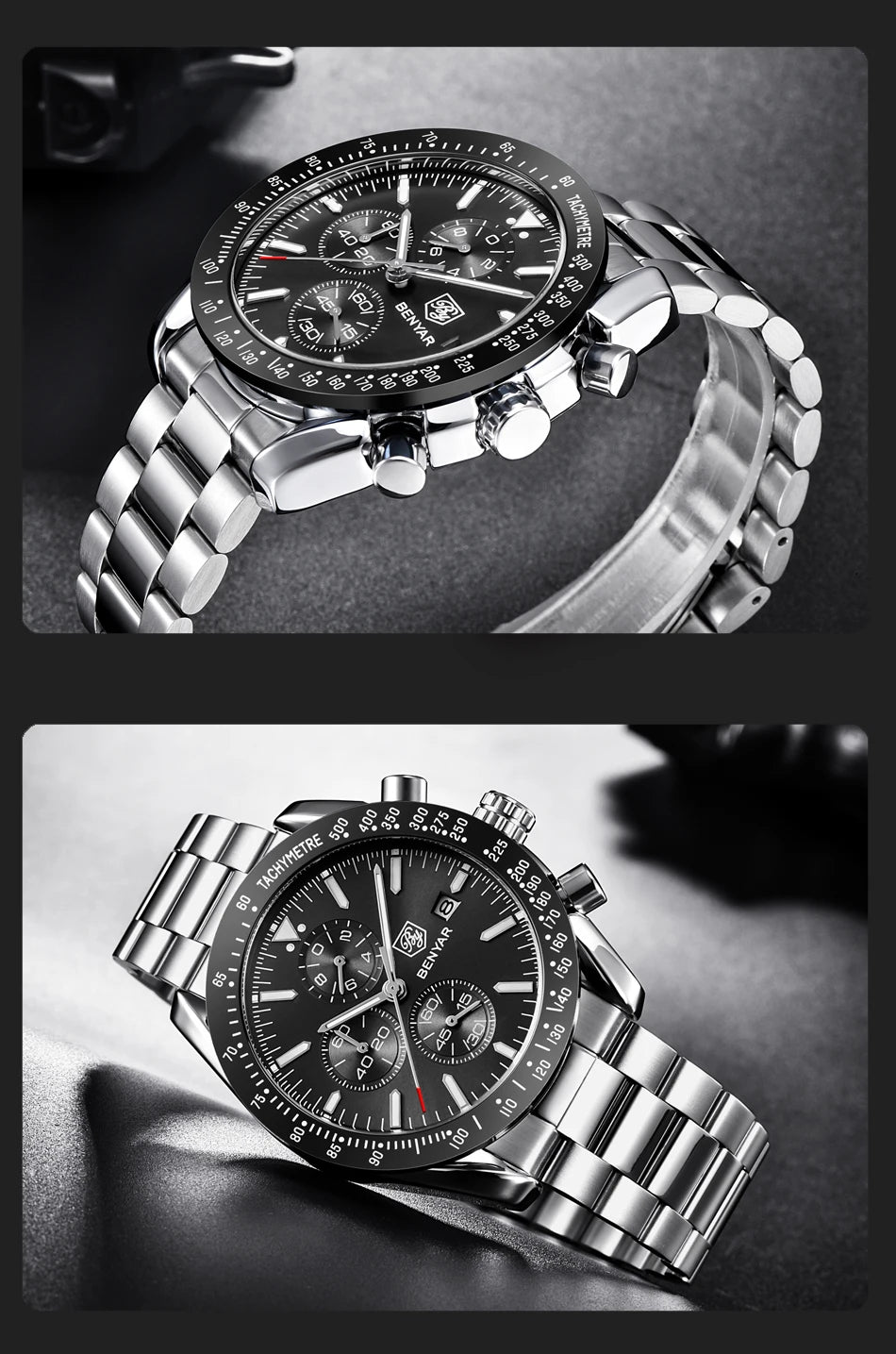 Boreas Benyar Edel Herren Uhr