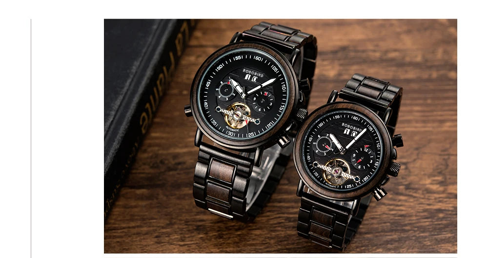 Augustus Edelstahl Automatik Herren Uhr