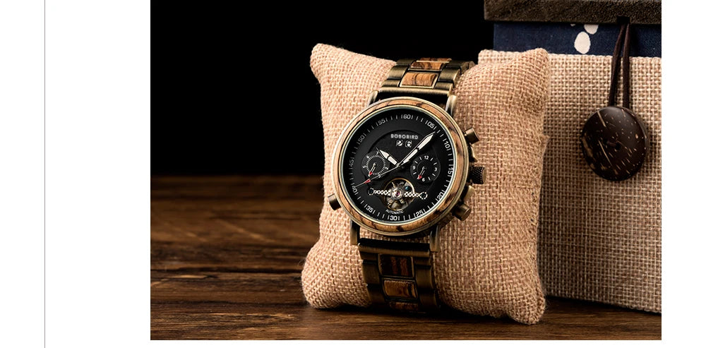 Augustus Edelstahl Automatik Herren Uhr