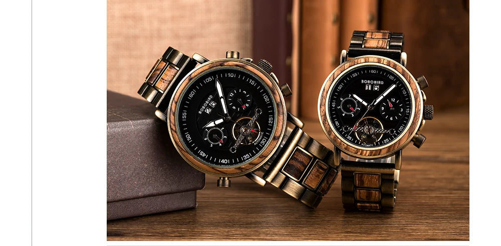 Augustus Edelstahl Automatik Herren Uhr