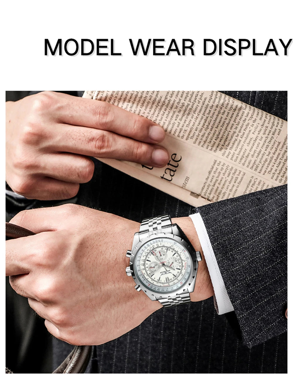 Erebus Automatik Stilvolle Herren Uhr