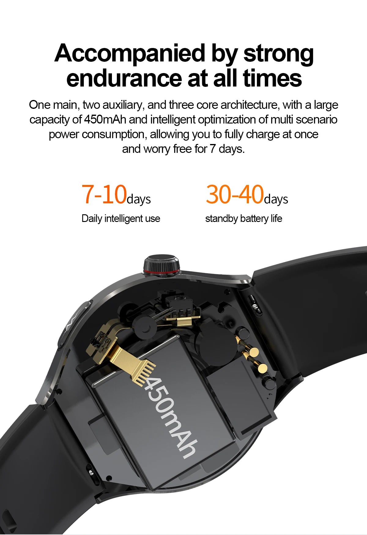 SmartWatch Genny - 2024 Gesundheits-Smartwatch | EKG, Blutzucker, Herzfrequenz, Blutdruck