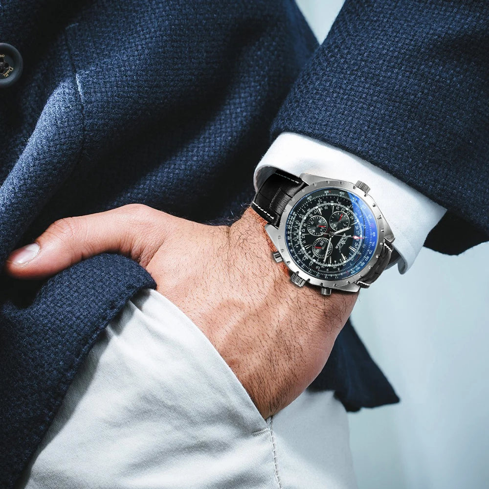 Erebus Automatik Stilvolle Herren Uhr