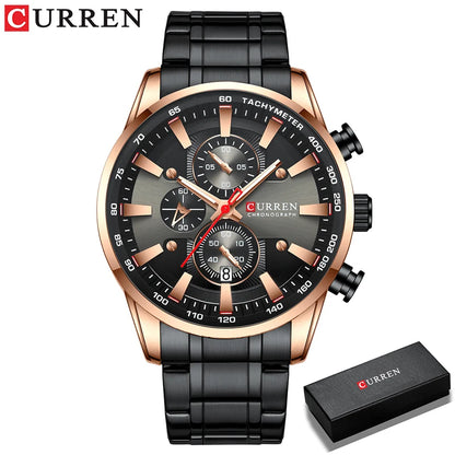 Augustus Chrono Watch – Luxury Business, Waterproof & Quartz Precision