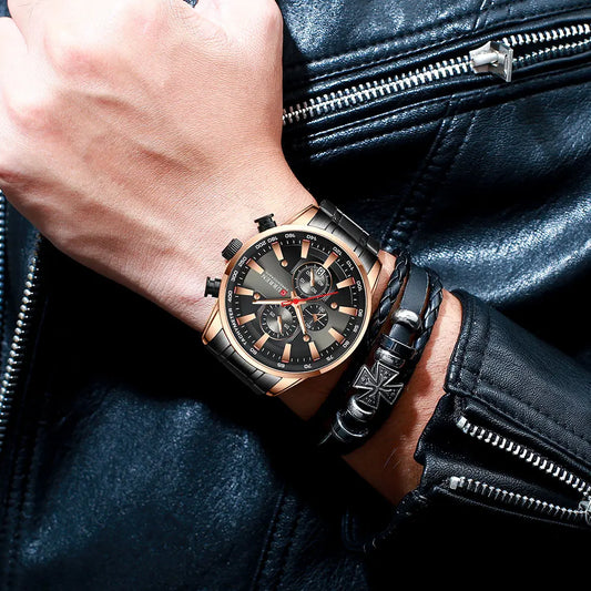 Augustus Chrono Watch – Luxury Business, Waterproof & Quartz Precision