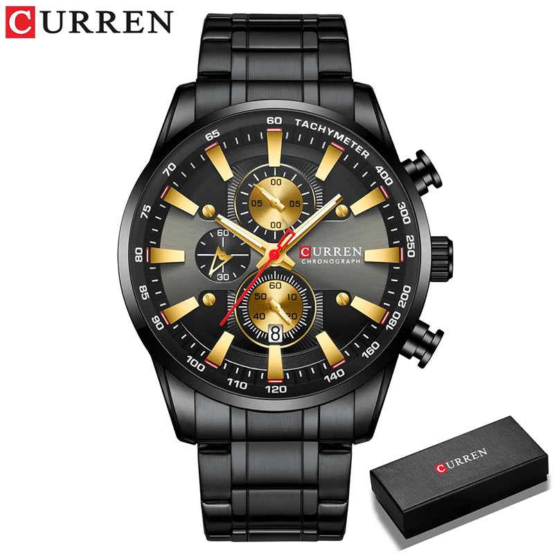 Augustus Chrono Watch – Luxury Business, Waterproof & Quartz Precision