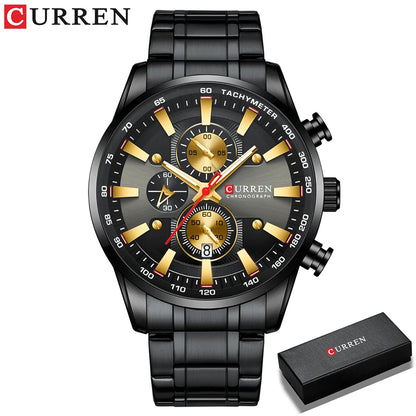 Augustus Chrono Watch – Luxury Business, Waterproof & Quartz Precision