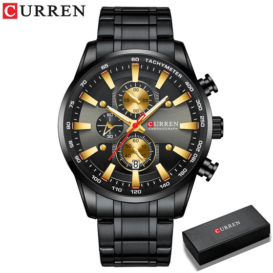Augustus Chrono Watch – Luxury Business, Waterproof & Quartz Precision