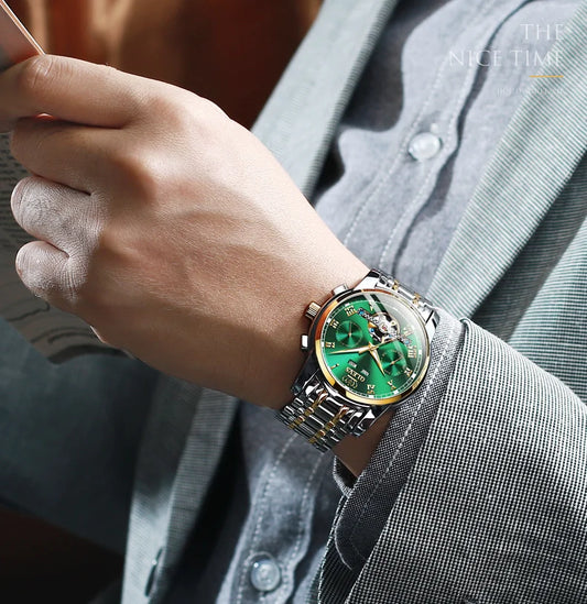 Ptolemy Skeleton Watch – Automatic Mechanical, Waterproof & Steel Elegance