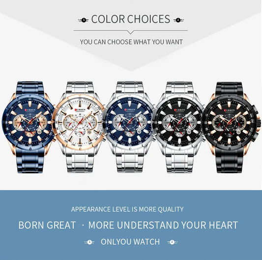 Maximus Chrono Watch – Bold Sport, Military Precision & Luxury Design