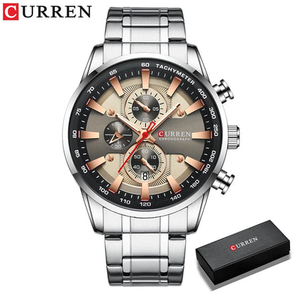 Augustus Chrono Watch – Luxury Business, Waterproof & Quartz Precision