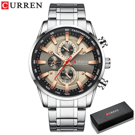 Augustus Chrono Watch – Luxury Business, Waterproof & Quartz Precision