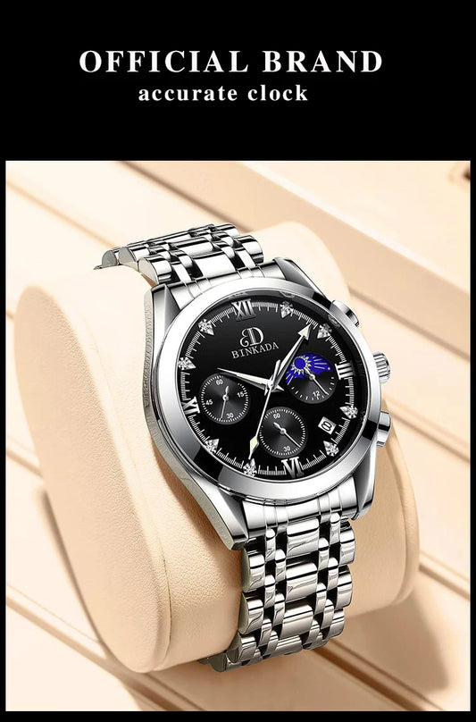 Gaius Edelstahl Herren Uhr