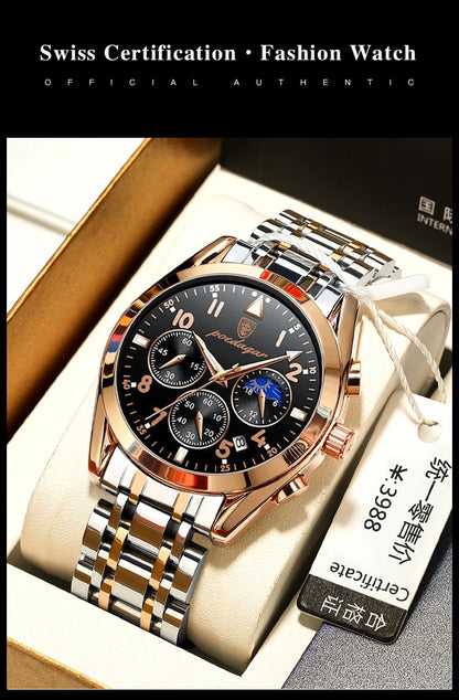 Gaius Edelstahl Herren Uhr