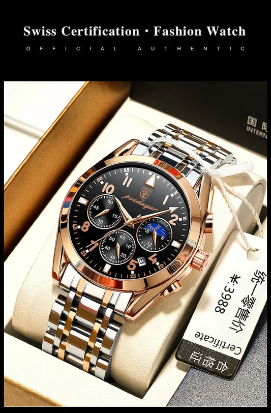 Gaius Edelstahl Herren Uhr