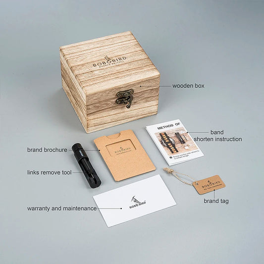 Cadmus Wooden Watch – Luxury Chronograph, Military Style & Wooden Box