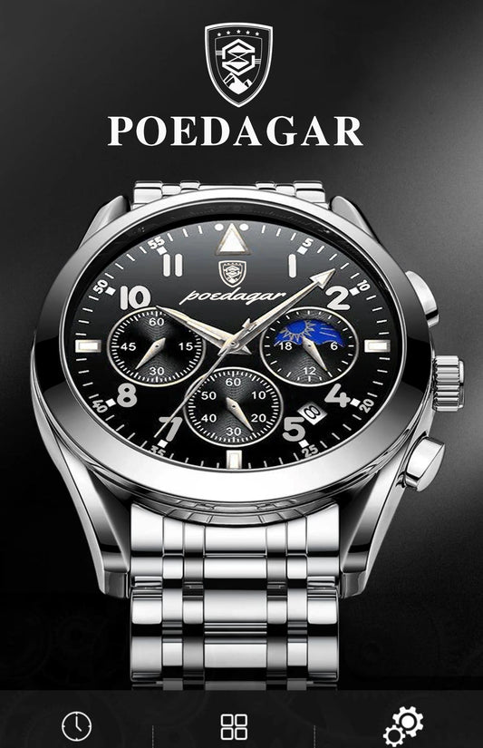 Gaius Edelstahl Herren Uhr
