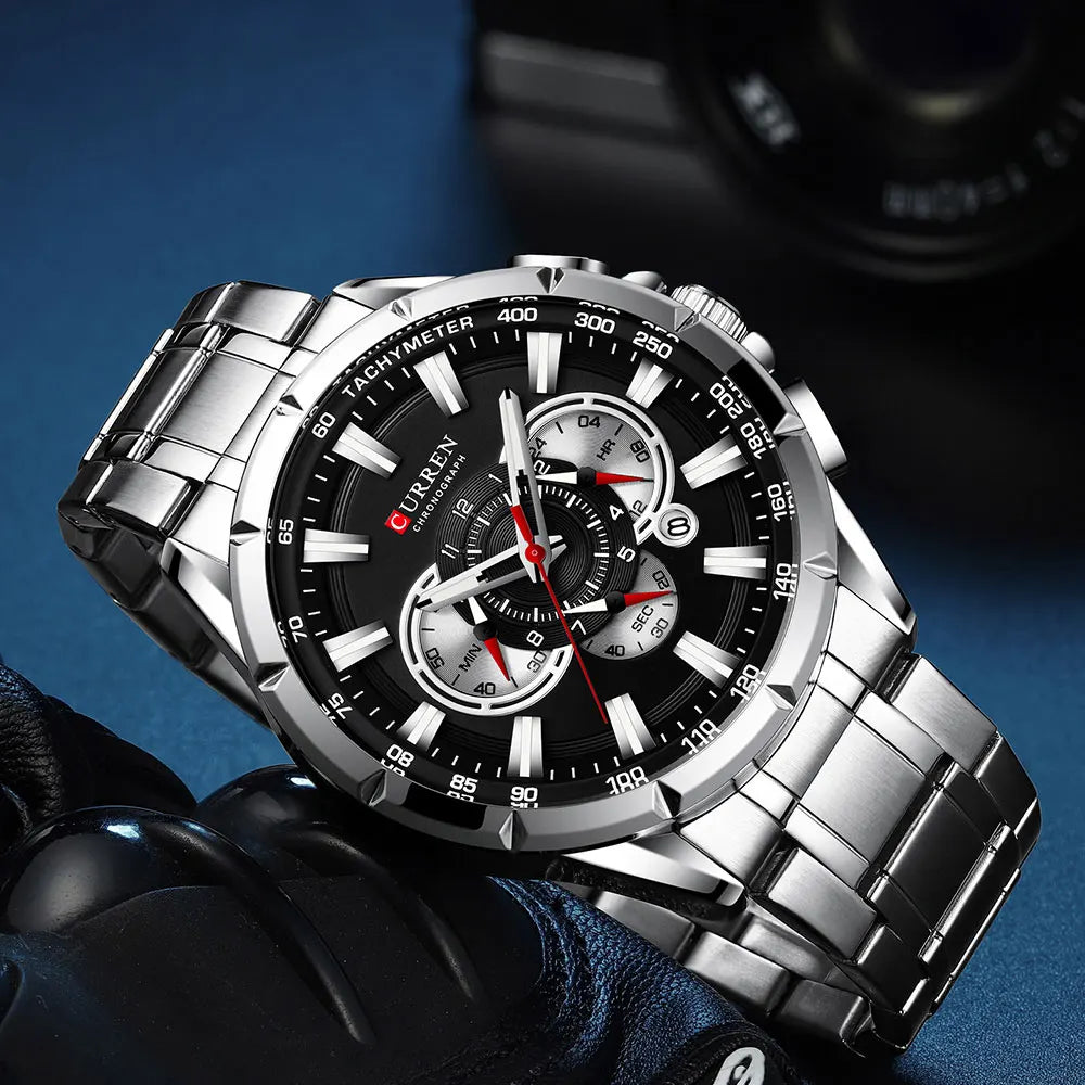 Maximus Chrono Watch – Bold Sport, Military Precision & Luxury Design