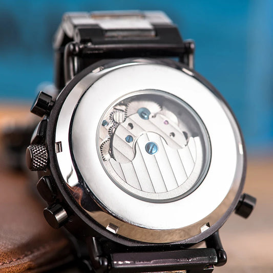 Lycurgus Wooden Watch – Automatic, Waterproof & Business-Class Design