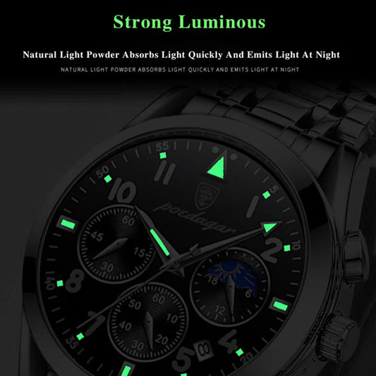Gaius Edelstahl Herren Uhr