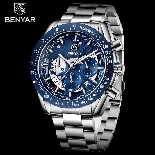 Leonidas Chrono Watch – Warrior’s Precision, Military-Grade Waterproof Steel