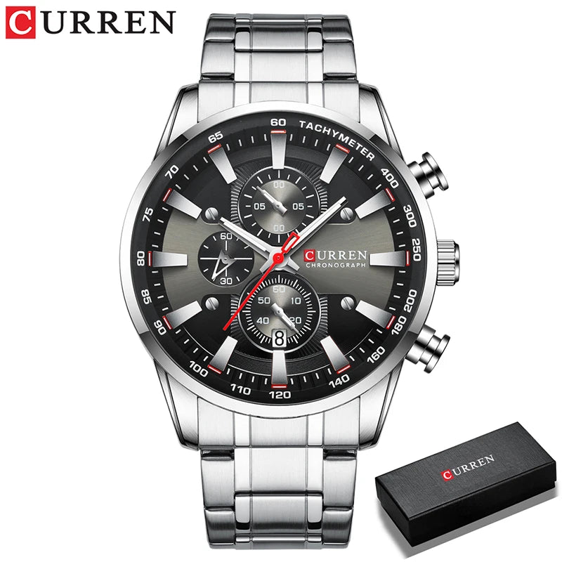 Augustus Chrono Watch – Luxury Business, Waterproof & Quartz Precision