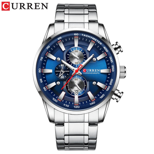 Augustus Chrono Watch – Luxury Business, Waterproof & Quartz Precision