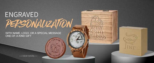 Tiberius Holz Stil Herren Uhr