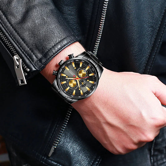 Augustus Chrono Watch – Luxury Business, Waterproof & Quartz Precision