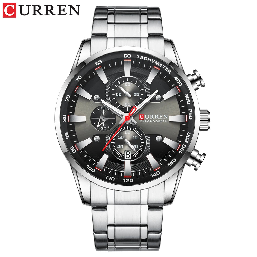 Augustus Chrono Watch – Luxury Business, Waterproof & Quartz Precision