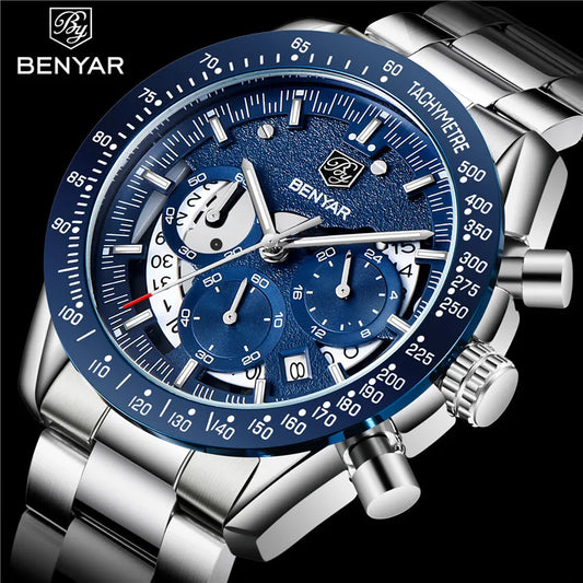 Leonidas Chrono Watch – Warrior’s Precision, Military-Grade Waterproof Steel