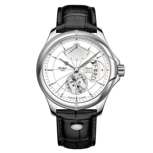 Ragnar Sport Watch – Waterproof, Luminous, Date & Leather Quartz Precision
