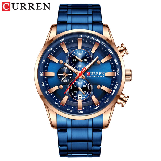 Augustus Chrono Watch – Luxury Business, Waterproof & Quartz Precision