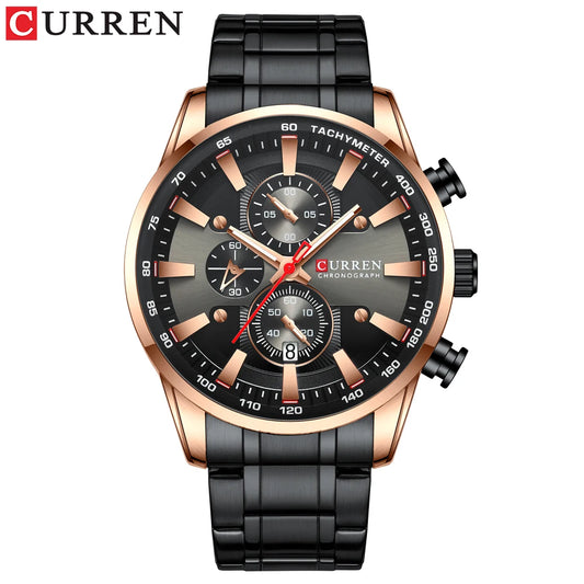 Augustus Chrono Watch – Luxury Business, Waterproof & Quartz Precision