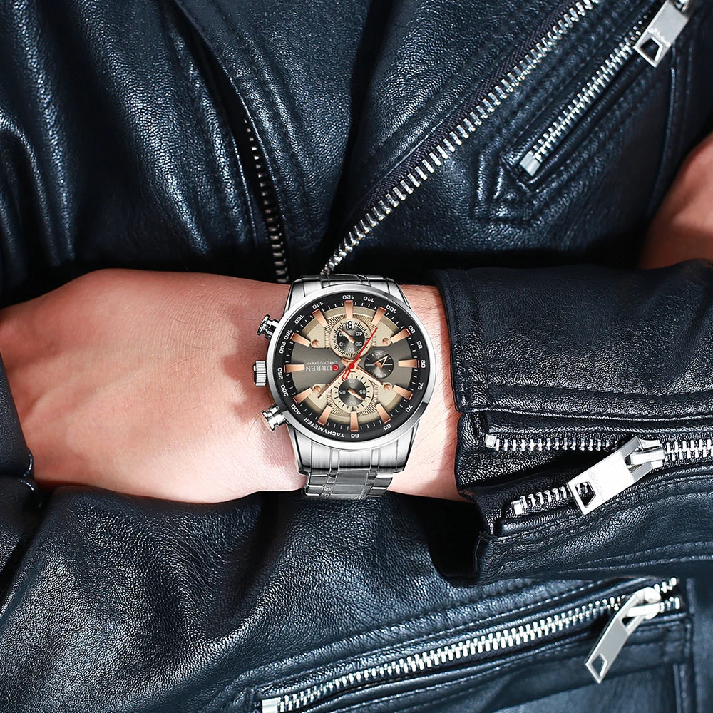 Augustus Chrono Watch – Luxury Business, Waterproof & Quartz Precision