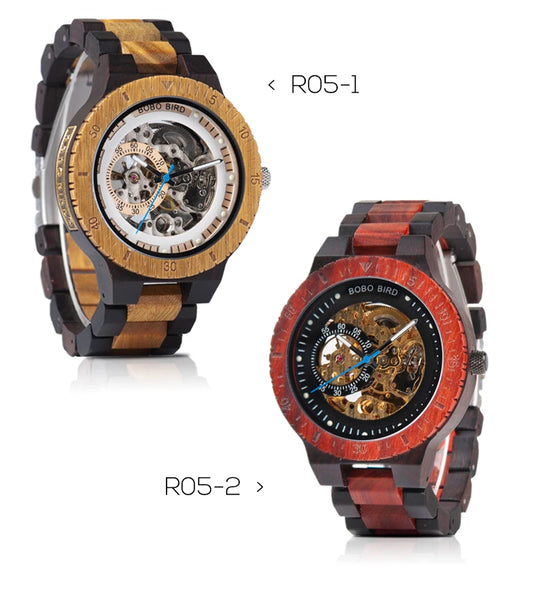 Nero Automatic Luxus Uhr aus Holz