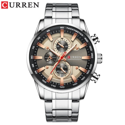 Augustus Chrono Watch – Luxury Business, Waterproof & Quartz Precision