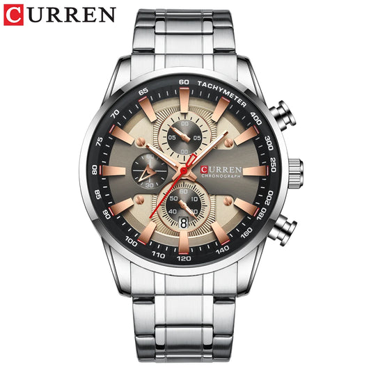 Augustus Chrono Watch – Luxury Business, Waterproof & Quartz Precision