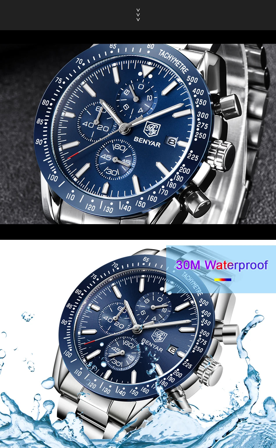 Boreas Benyar Edel Herren Uhr