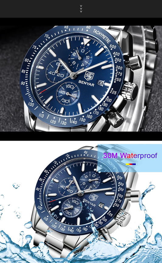 Boreas Benyar Edel Herren Uhr