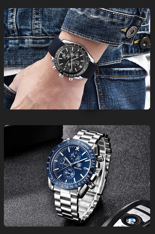 Boreas Benyar Edel Herren Uhr