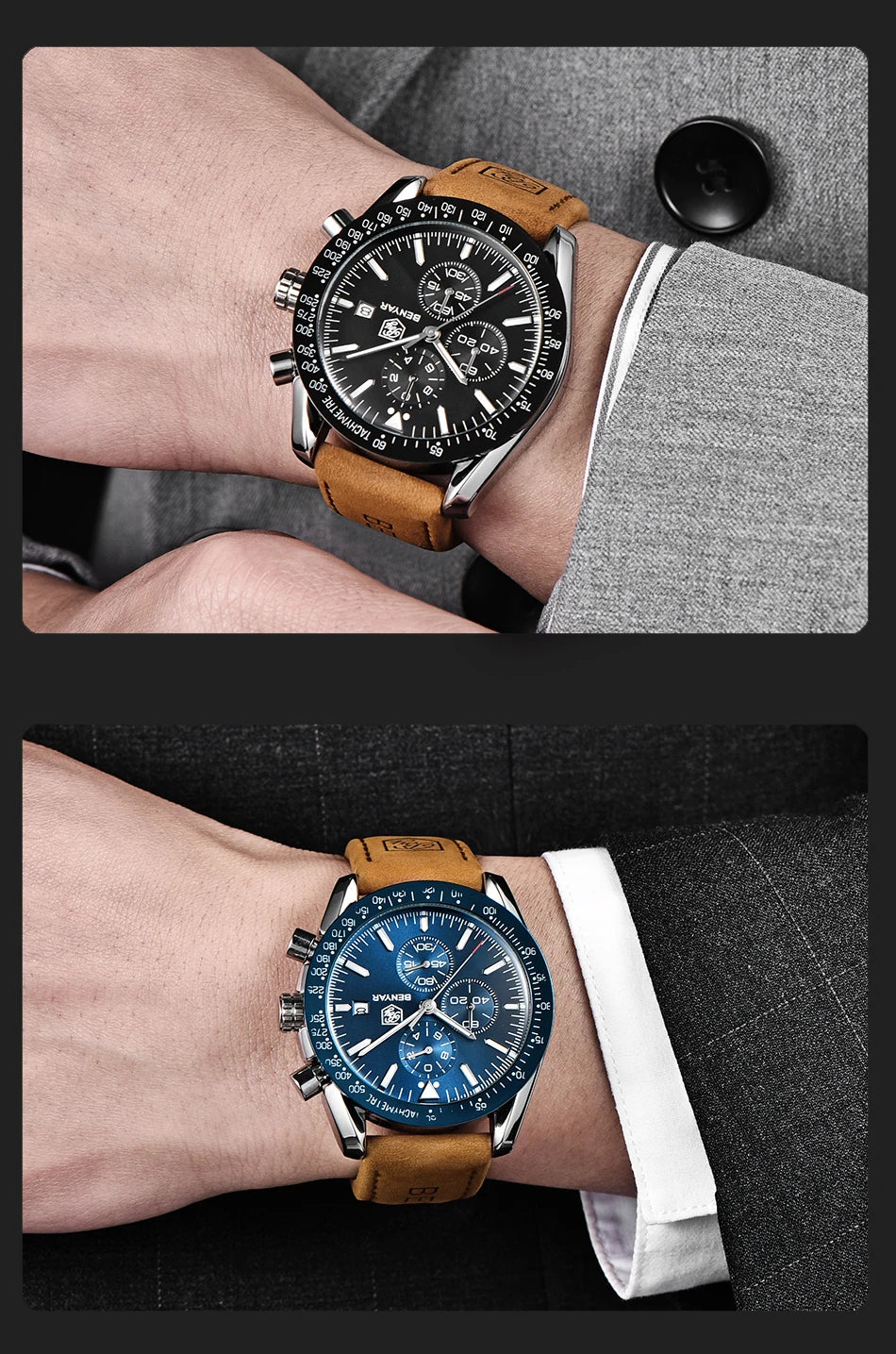 Boreas Benyar Edel Herren Uhr