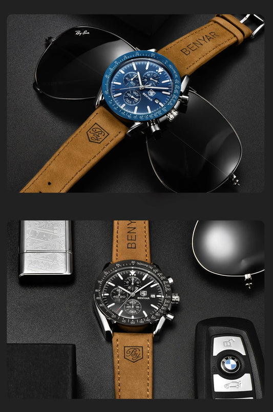 Boreas Benyar Edel Herren Uhr