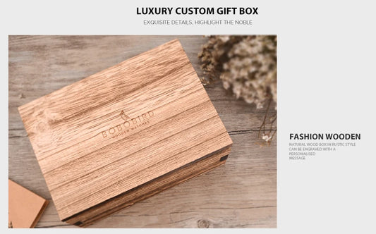 Hercules Wooden Watch – Personalized Engraving, Automatic & Anniversary Gift