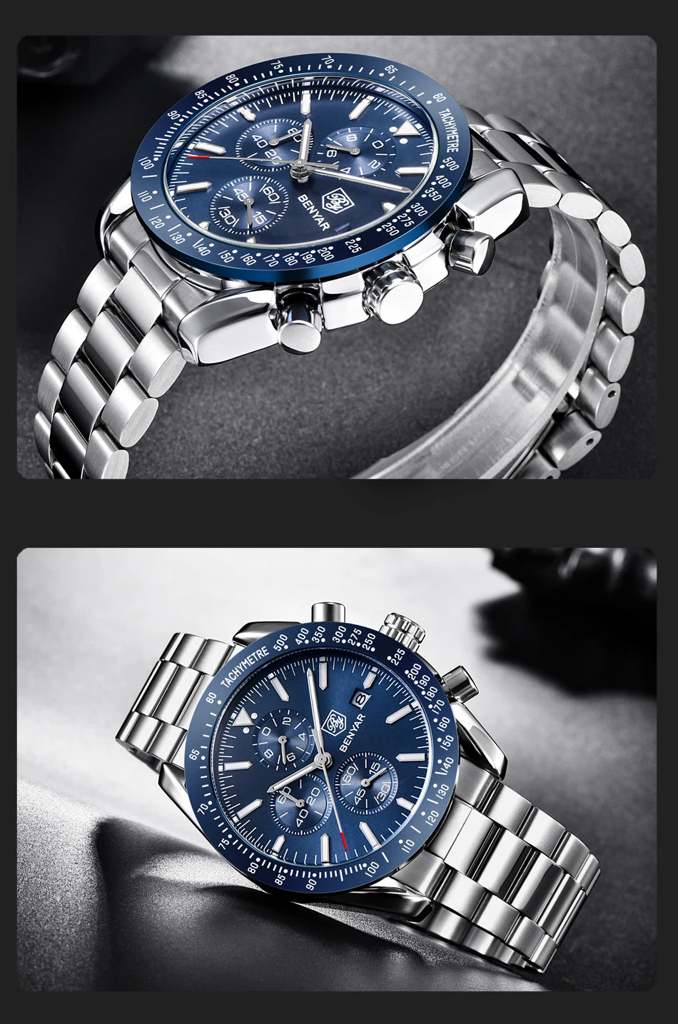 Boreas Benyar Edel Herren Uhr