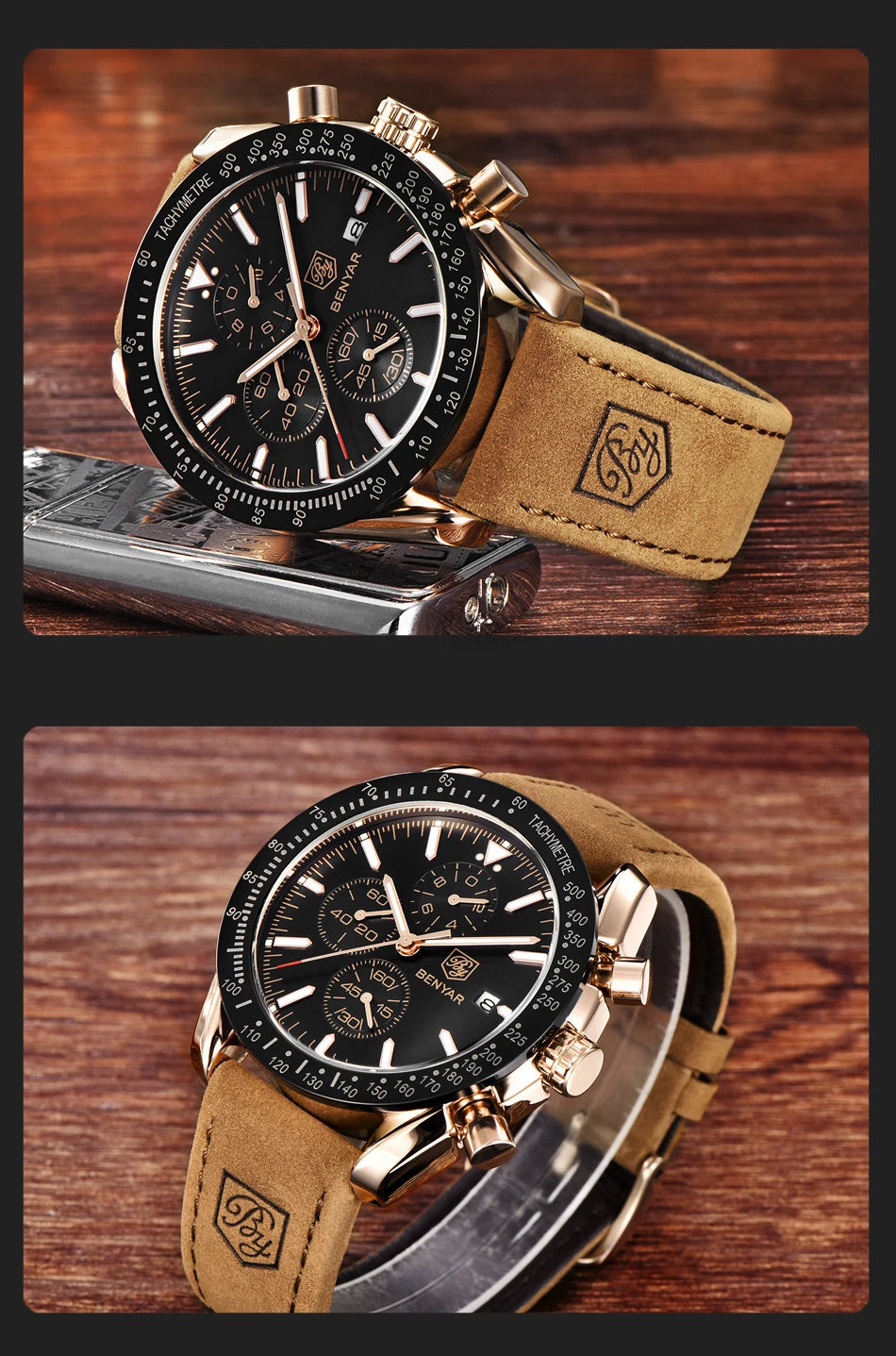 Boreas Benyar Edel Herren Uhr