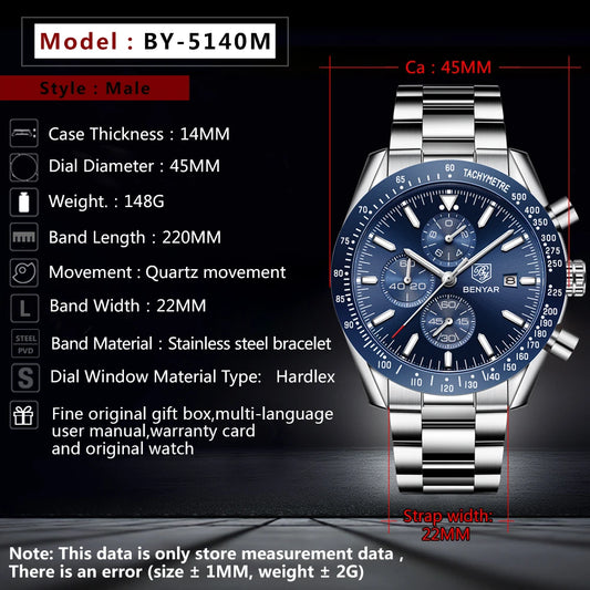 Boreas Benyar Edel Herren Uhr